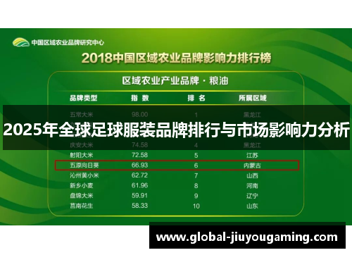 2025年全球足球服装品牌排行与市场影响力分析